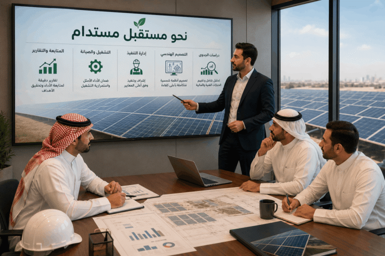 التنسيق الفني للتوريد والتركيب والتنفيذ